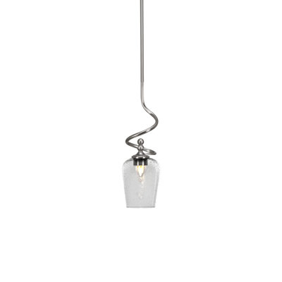 Capri 1-Light Mini Pendant with Hang Straight Swivel -  Breakwater Bay, 09C63303A7074C279CB42F1C6F6F9B5B