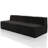 Winkler 94.5" Chenille Modular Armless Sofa-1121496280
