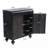 Distinctive Decorative Storage Cabinet with Embossed Pattern for Various Rooms
