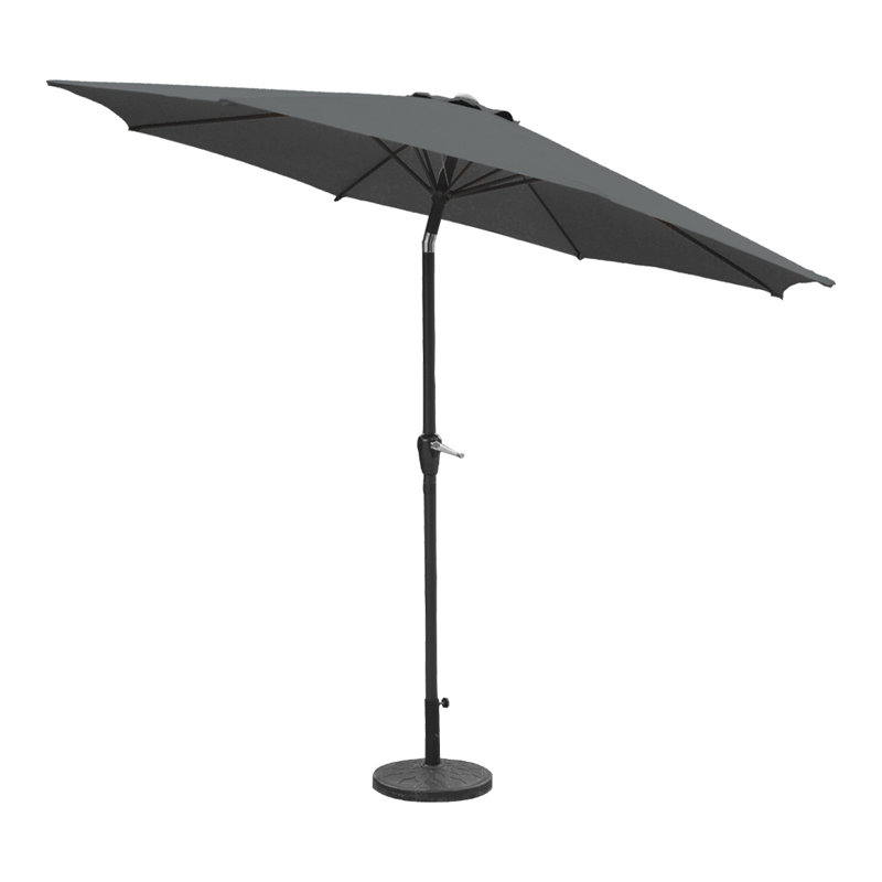 Wymore 250cm Market Parasol, Charcoal