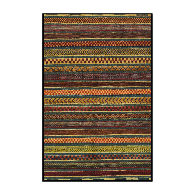 Tapis abstrait moderne 2249, Rectangle de 2 pi x 3 pi