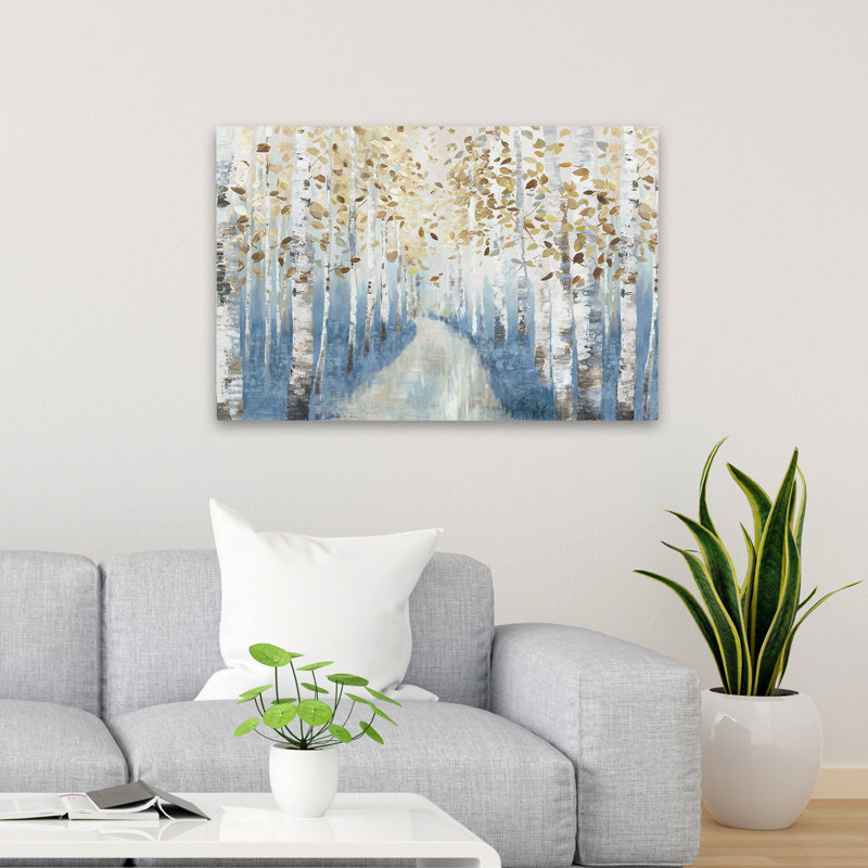 New Path I, 24" H x 36" W