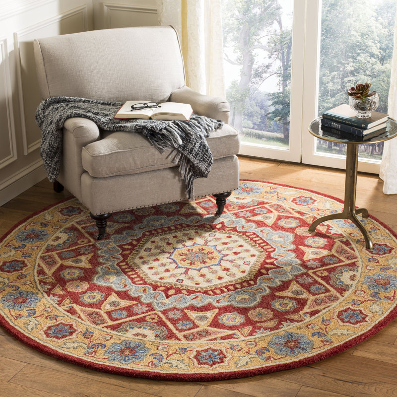 Antiquity Hand Tufted Wool Oriental Rug, Round 6'
