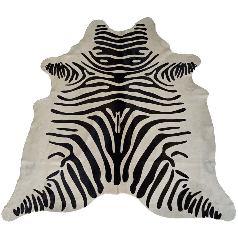 Designer Cowhide Animal Print Area Rug