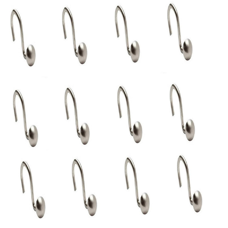 METAL SHOWER HOOKS Metal Shower Accessory, Nickel