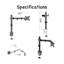 Angelinamarie Symple Stuff Single Screen Wall Mount