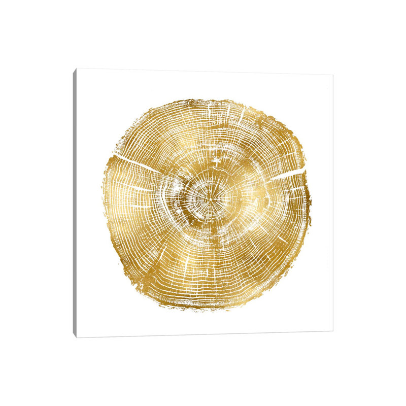 Timber Gold IV by Danielle Carson - Wrapped Canvas Print, 30.48 cm H x 30.48 cm W
