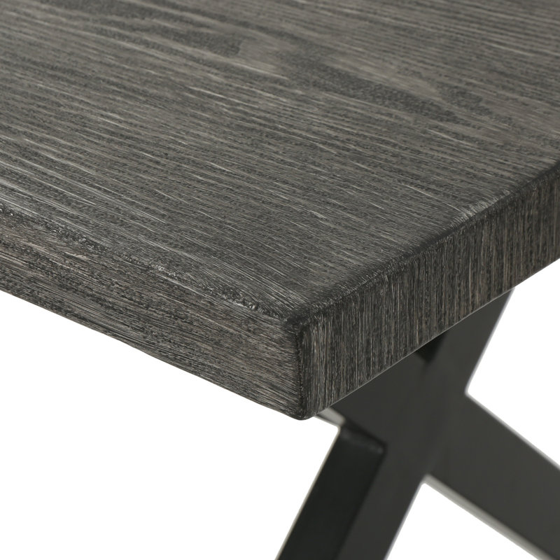 Table de salle à manger d'extérieur en aluminium avec structure en acier