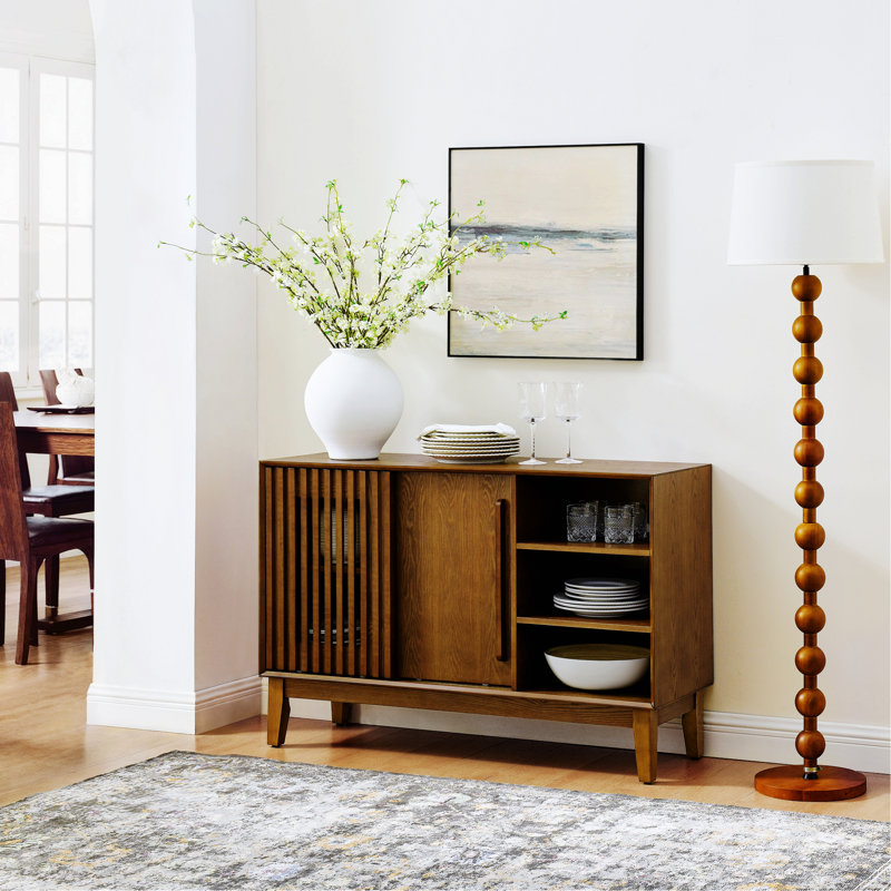 Buffet avec tablette de rangement et armoire de rangement