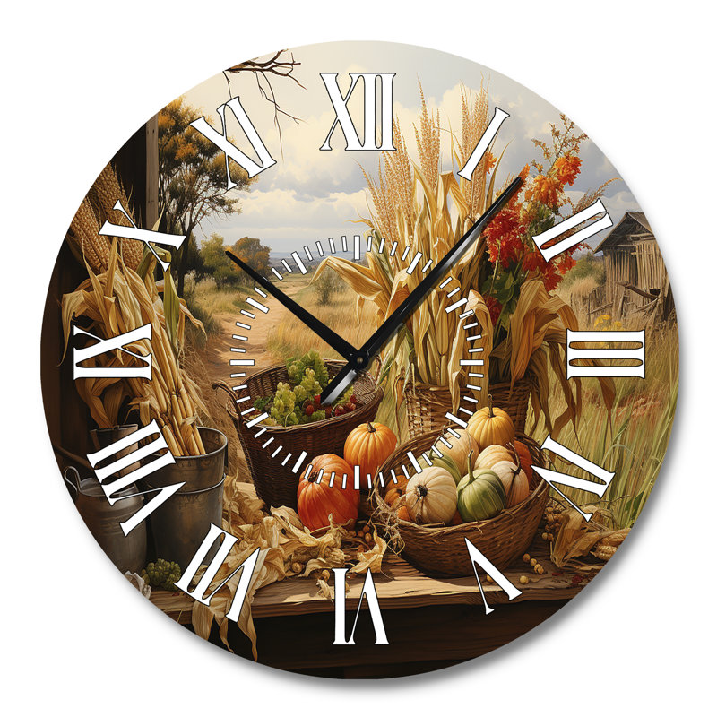 Horloge murale «African Harvest Abundance III», Grand