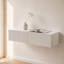 Meuble-lavabo flottant à panneau flottant Modern