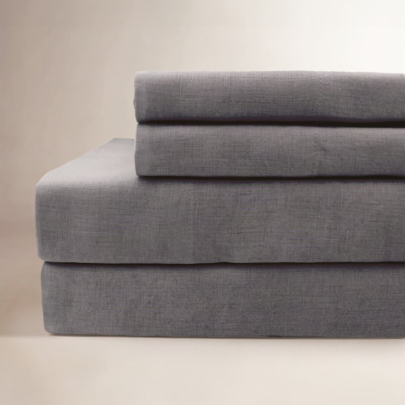 Taie d'oreiller Brima, Standard, Gris foncé