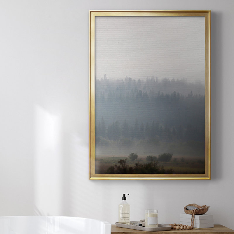 " Morning Glow I " Painting Print, Gold, 42.5" H x 30.5" W x 1" D