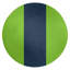 Tapis à rayures vert/bleu/gris-48806405