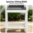 5-Piece Outdoor HDPE Bar Set, Patio Adirondack Chairs With 35" Round Table-122720758