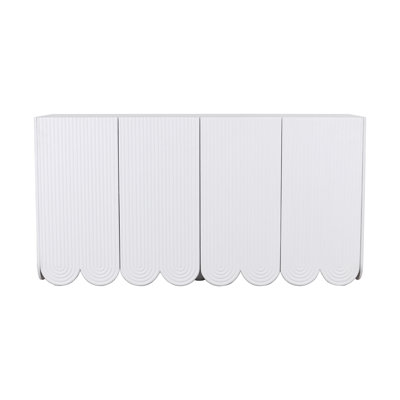 Adelia White Degenhardt Solid Wood