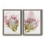 Floraison rose I, toile encadrée de qualité supérieure - prête à être accrochée-1851113649-1851113646