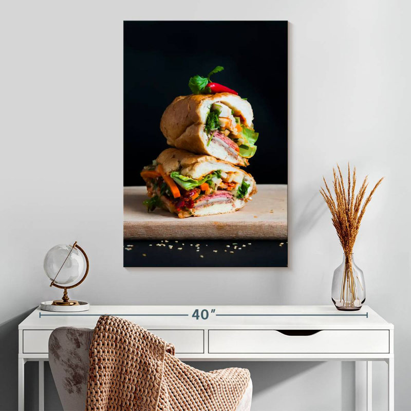 Yarlin Banh Mi Sandwich, 30" H x 20" W