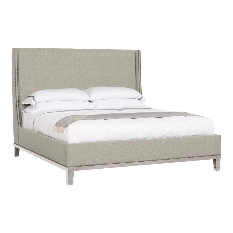 Michael Weiss Cleo King Bed, Dove Gray, Ian Smoke, Yes
