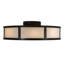 Smythe Craftsman Downrod Flush Mount Ceiling Fan
