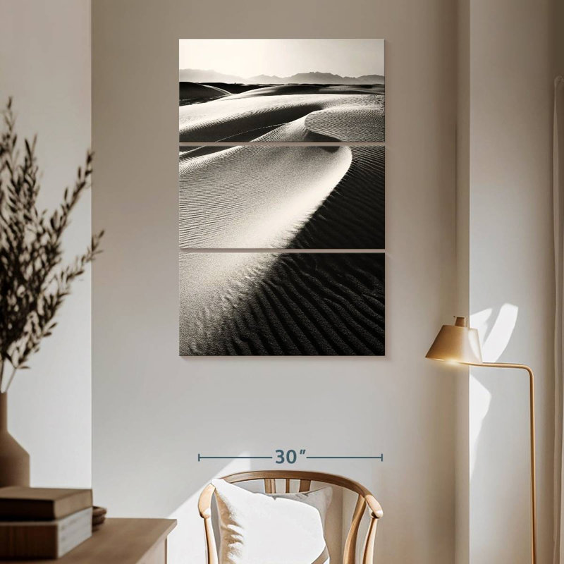 Alvord Monochromatic Sand Dunes, 65" H x 42" W