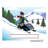 Personalized Name That Toon Snowmobile - Male Rhinestone Bordered Key Chain-106952675