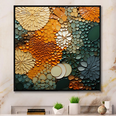 Hardedge Art Earthy Euphony VI - Abstract Wall Art Living Room
