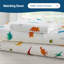 Drap-housse pour lit de bébé 100% coton Wildkin - Drap-housse doux et respirant - Dinosaures du Jura 