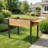 Modular Raised Planter With Integrated Tool Racks - Durable Flower And Vegetable Box-1911761121