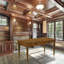 Croyd Solid Wood Writing Desk