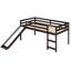Lit mezzanine avec glissade, conception multifonctionnelle-536436594-536436595
