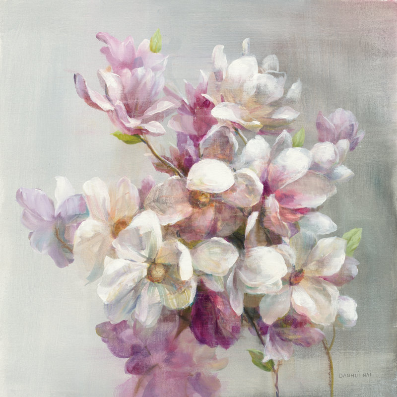 " Sweet Magnolia " Painting Print, 12" H x 12" W