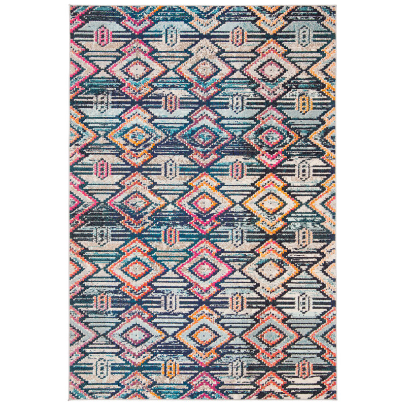 Swensen Geometric Hand Woven Area Rug, Rectangle 122 x 183 cm