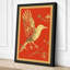Gilded Bird on Branch Japandi - Wrapped Canvas-1418480298-1418480301