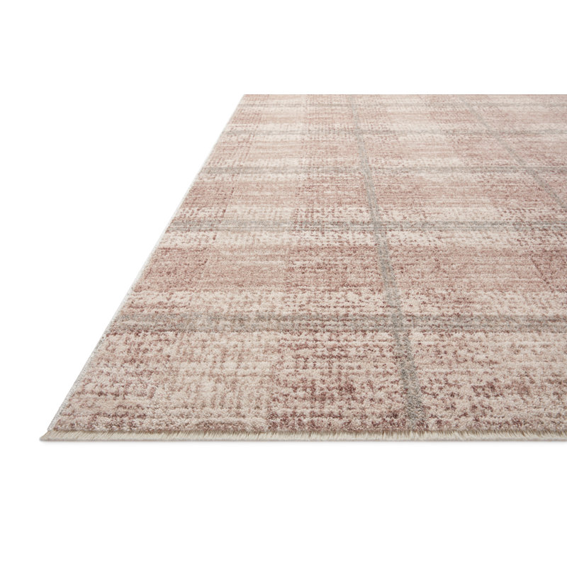 Ember Clay and Mist Flat Woven Wool Area Rug