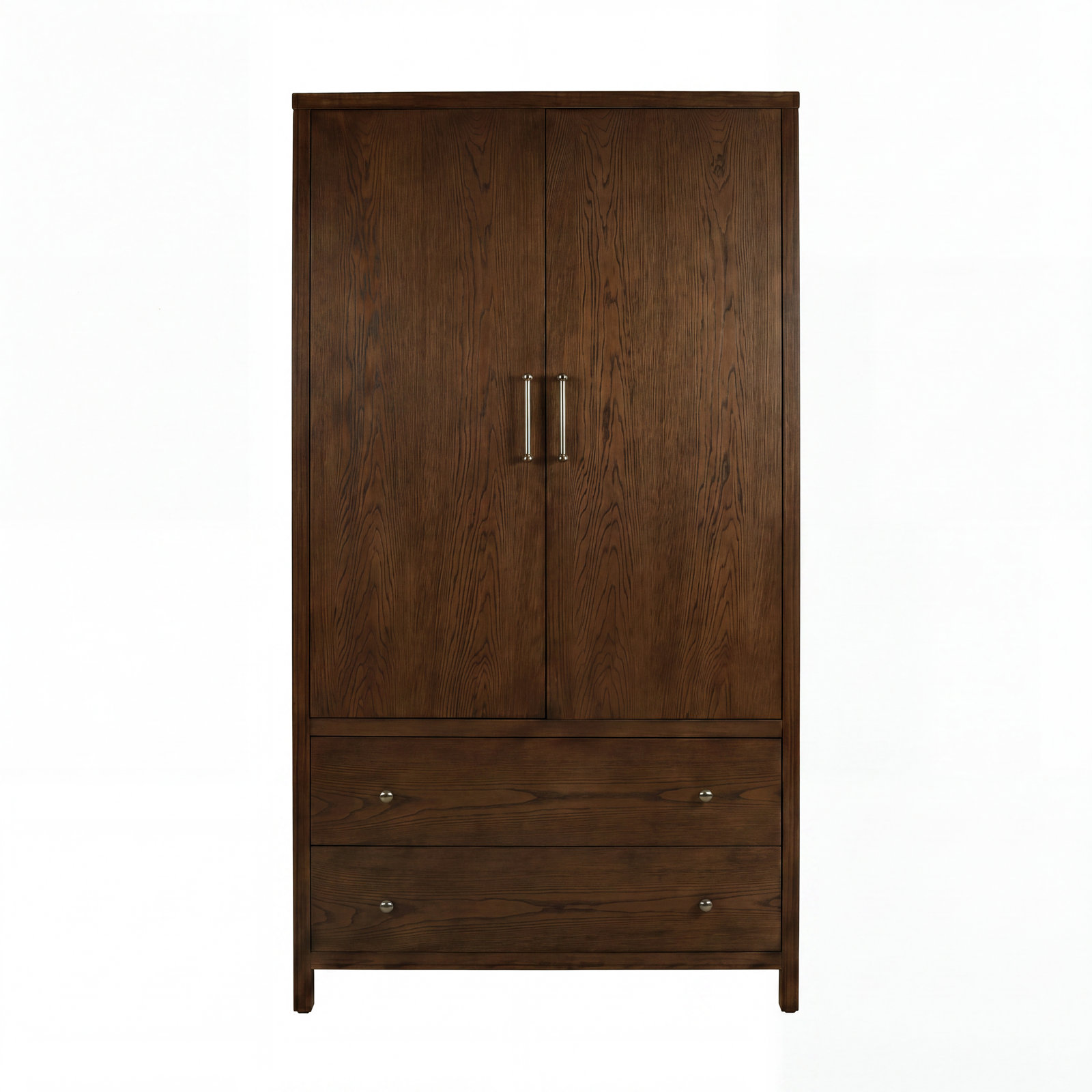 2-Drawer Armoire, Walnut