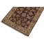 Tapis brun en laine noué à la main à motif floral 2 pi x 3 pi Baccio
