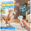 Lanceur de gâteries rechargeable grande capacité pour chats, avec 5 disques volants souples et flexibles pour chatons et chats adultes d'intérieur, pour jouer à la poursuite et au pistage.