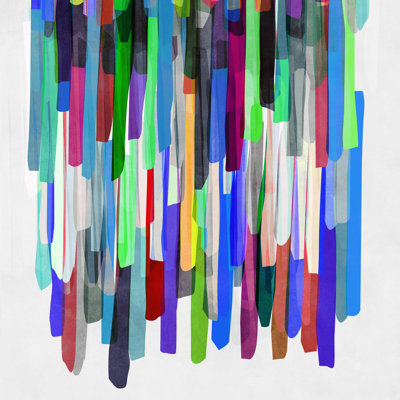 «Colorful Z» par Mareike Bmer - reproduction d'art sur toile tendue