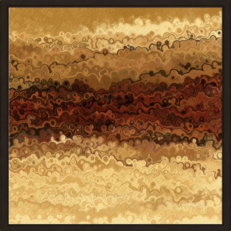 Psaume 71:20 Our God Restores (Square) par Mark Lawrence - impression, Cadre flottant espresso
