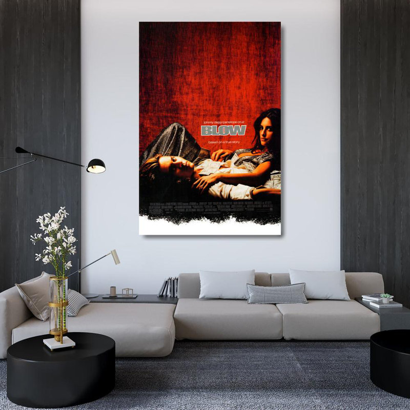 Blow, 48" H x 32" W