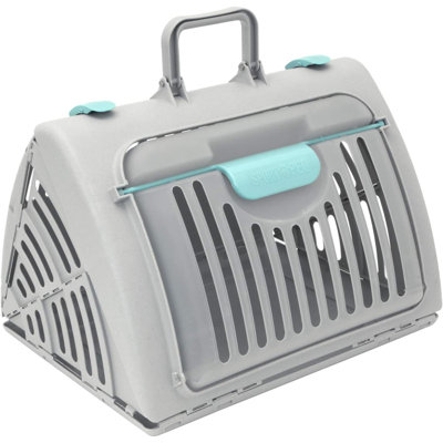 Porte-chat pliable Sport Pet avec lit imperméable - Porte pliante en plastique