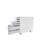 Bali White Gloss File Drawer 3