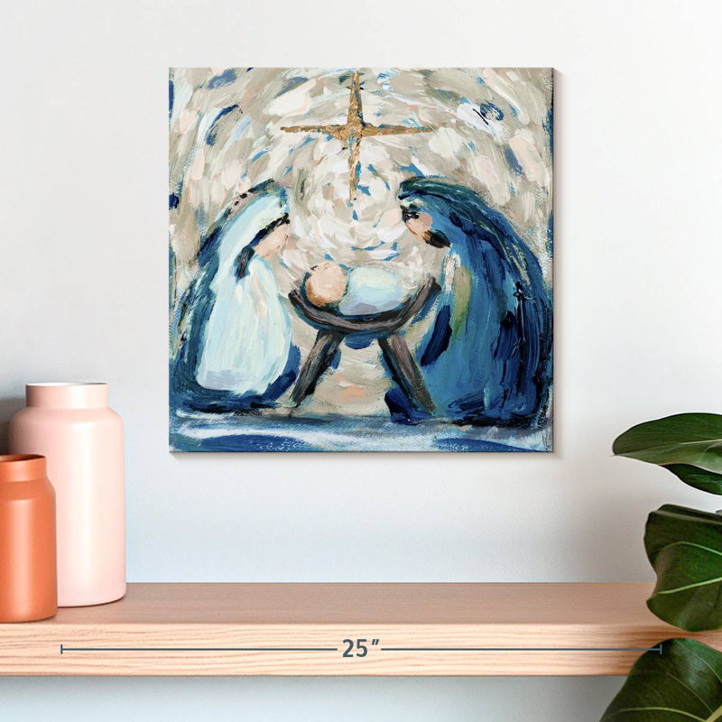 Adella Let Us Adore Him, 16" H x 16" W