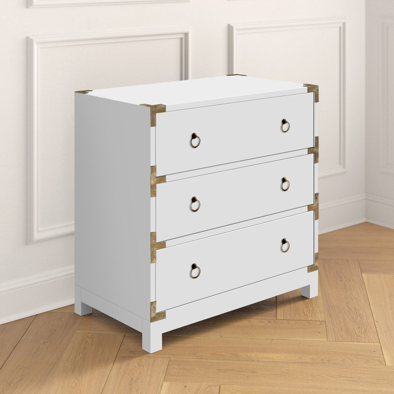 71cm W 3 - Drawer Chest of Drawers, White