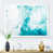 Impression blanche sur toile encadrée