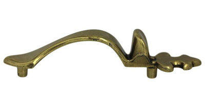 3" Vertical Pull with Thumb Rest Antique English