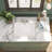 APRESSHUI 14'' Ceramic Rectangular Bathroom Sink with Overflow