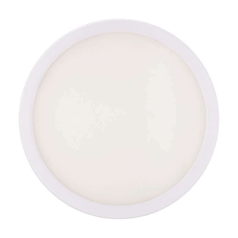 Geos 1 - Light Flush Mount, 0.88" H x 10" W x 10" D, 2700K, White