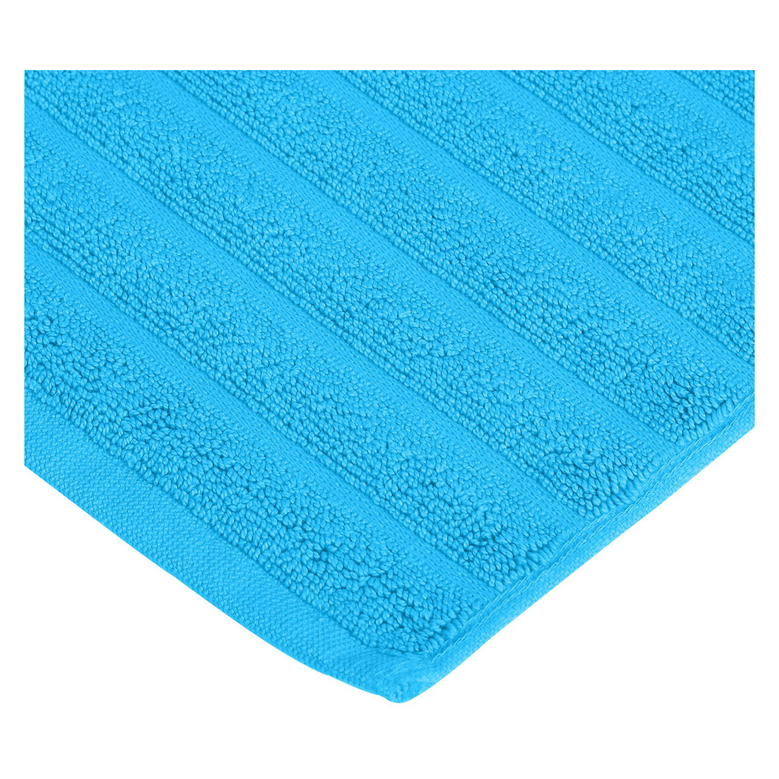 Pardue Cotton Bath Mat, Aster Blue, Solid Color